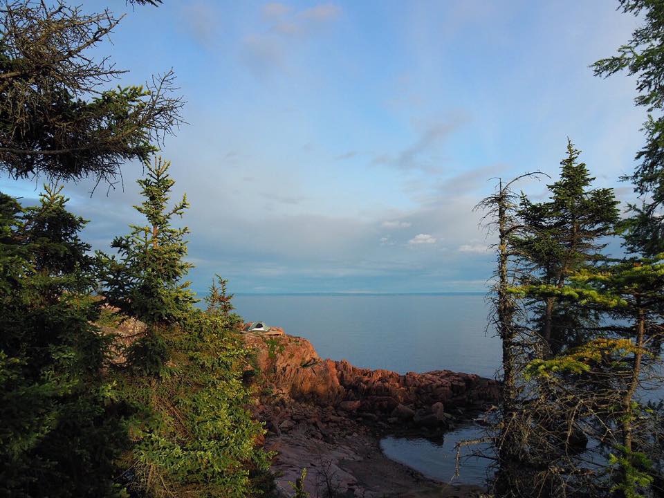 Camping Mer et monde, aux Bergeronnes (photo: Marie-Julie Gagnon)